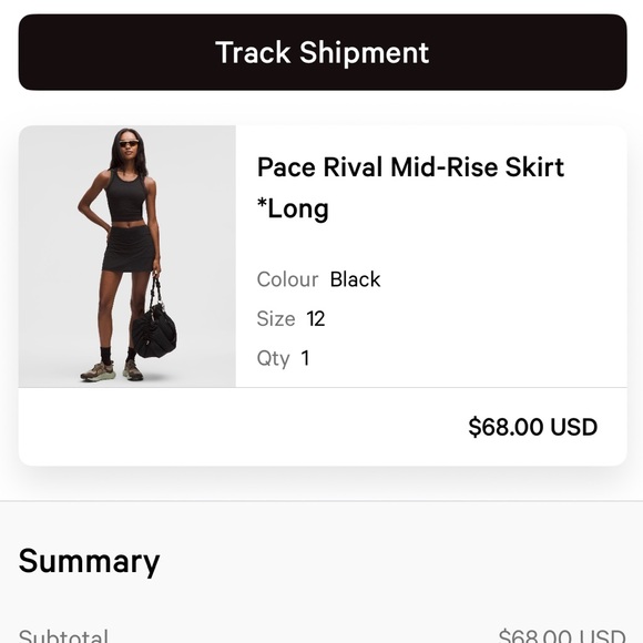 Lululemon Pace Rival Skirt - Picture 7 of 7